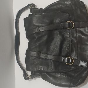 Cole Haan Black Messenger Bag